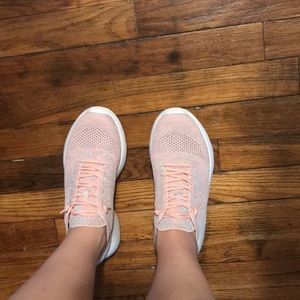 Sparkly pink tennis shoes